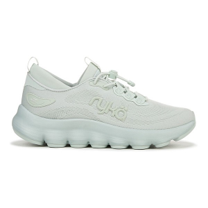 Women's Ryka Podflow Ez Walking Shoes sneakers-athletic-shoes 6 Wide Icicle Green Mesh Fabric
