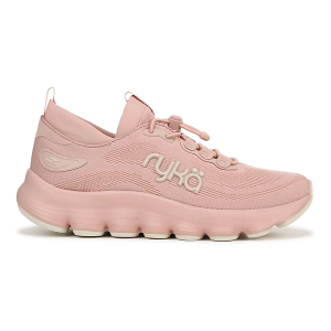Women's Ryka Podflow Ez Walking Shoes sneakers-athletic-shoes 6 Wide Rosy Peach Mesh Fabric