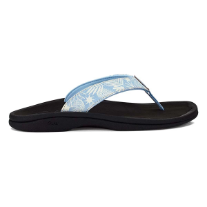 Women's OluKai Ohana Flip Flop Sandals 6 Pale Blue / Black