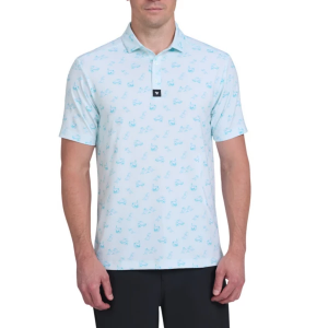 Men's Bad Birdie Duckin' Around Polo Medium Blue