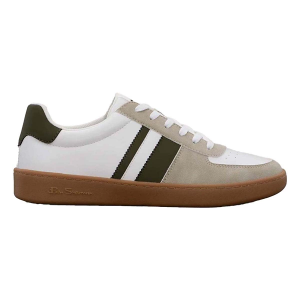 Men's Ben Sherman Hyde Sneakers sneakers-athletic-shoes 6.5 Regular White/Olive/Gum