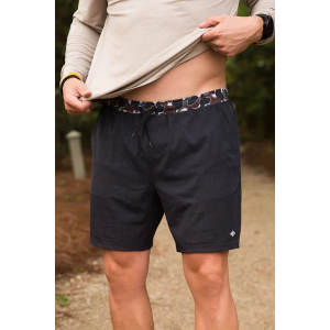 Men's Burlebo Athletic Chino Shorts Small Black Heather