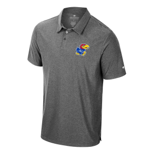 Kansas Jayhawks Colosseum Revolution Polo Medium Pavement