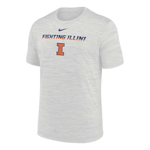 Illinois Fighting Illini Nike Sideline Velocity T-Shirt XLarge Photon
