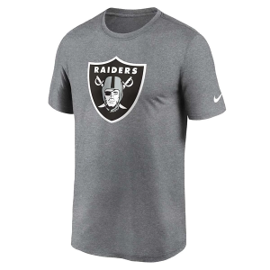 Las Vegas Raiders Nike Legend Logo T-Shirt XLarge Dark Grey Heather