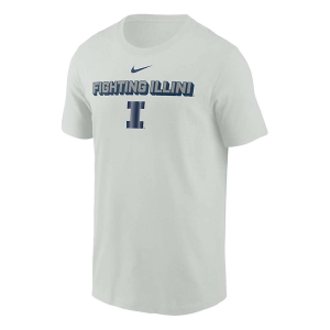 Illinois Fighting Illini Nike Sideline Legend T-Shirt Medium Photon
