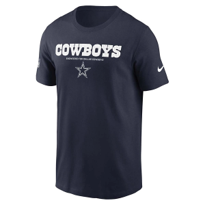 Dallas Cowboys Nike 2025 Sideline Team Issued T-Shirt Medium Navy