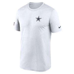 Dallas Cowboys Nike 2025 Sideline Small Logo T-Shirt Medium White