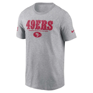 San Francisco 49ers Nike 2025 Sideline Team Issued T-Shirt Small Dark Grey Heather