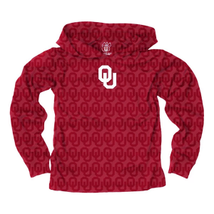 Oklahoma Sooners Wes and Willy Toddler Hoodie 3T Wine