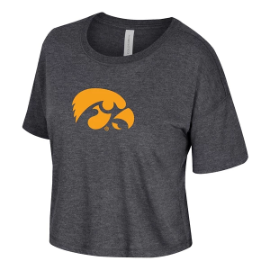Iowa Hawkeyes Colosseum Women's Brodie T-Shirt 2XLarge Black