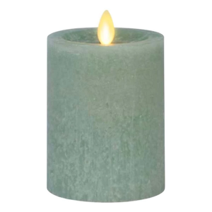 K&K Interiors 3 x 4.5 Inch Ivory Wax Indoor Pillar Luminara Candle