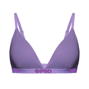 Women's PSD Mesh Solid Sports Bra XLarge Lavender