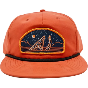 Casey Underwood Artwork Star Sipper Rope Fly Fishing Snapback Hat One Size Rust