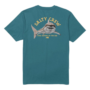 Men's Salty Crew Lurking Premium T-Shirt XLarge Hydro