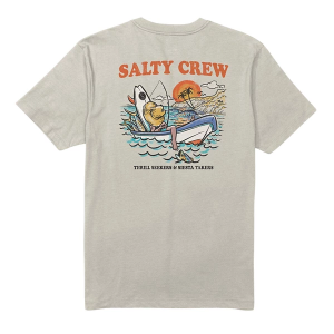 Men's Salty Crew Down Time T-Shirt XLarge Bone