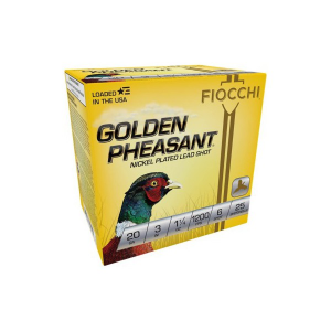 Fiocchi Golden Pheasant 20 Gauge Shotshells