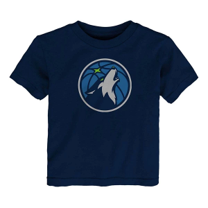 Toddler Minnesota Timberwolves Primary Logo Genuine Stuff T-Shirt 4T Navy
