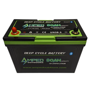 Amped Outdoors 24V 80Ah LiFePO4 Trolling Motor Lithium Battery