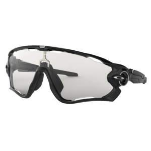 Men's Oakley Jawbreaker Prizm Photochromic Sunglasses Polished Black/Clear to Black Photochromic