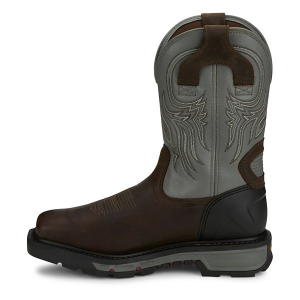 Men's Justin Brands Tanker 11" Steel Toe Work Boots Outdoor 11.5 Timber Brown