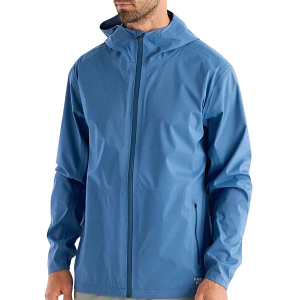 Men's Free Fly Cloudshield Rain Jacket Large Heron Blue