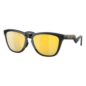 Men's Oakley Frogskins Hybrid Prizm Polarized Sunglasses Matte Black/Prizm 24K Polarized