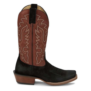 Men's Justin Brands Cowboy Town 13" Western Boots Outdoor 11.5 Onyx