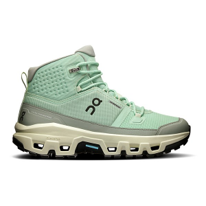 Women's On Cloudrock Mid Waterproof Hiking Boots Outdoor 6.5 Mineral | Aloe