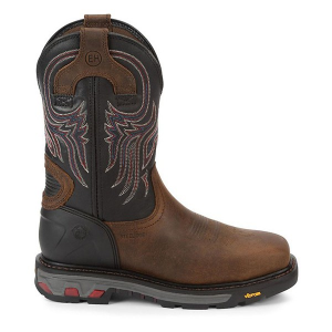 Men's Justin Brands Tanker 11" Steel Toe Work Boots Outdoor 14 Walnut