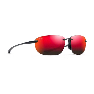 Men's Maui Jim Ho'okipa Polarized Sunglasses Hawaii Lava Hookipa Black Matte