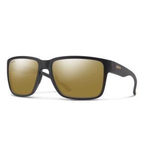 Men's Smith Emerge Polarized Sunglasses Matte Black/ChromaPop Bronze Mirror Polarized