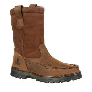 Men's Rocky Outback Wellington GTX Western Boots Outdoor 11 Brown