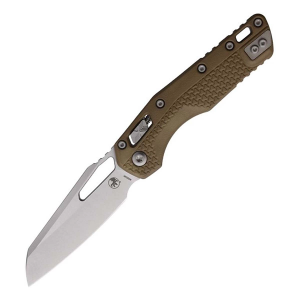 Microtech Standard Issue MSI 210T-10PM Stonewashed Folding Knife Dark Earth