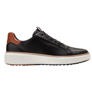 Men's Cole Haan GrandPro Topspin Golf Shoes sneakers-athletic-shoes 10.5 Regular Black/Pecan/Optic White