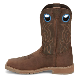 Men's Justin Brands All Around Waterproof Steel Toe,ASTM F2413-11 Work Boots Outdoor 13 Walnut
