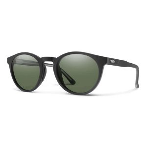 Men's Smith Westward Sunglasses Matte Black/ChromaPop Grey Green