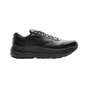 Men's Brooks Ghost Max 2 Leather Walking Shoes sneakers-athletic-shoes 9.5 Regular Black/Black