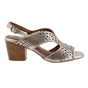 Women's Bueno Caroline Block Heels 39 Dark Silver