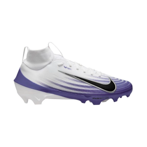 Men's Nike Vapor Pro 1 Molded Football Cleats 10.5 White/Black/Court Purple/Metallic Silver
