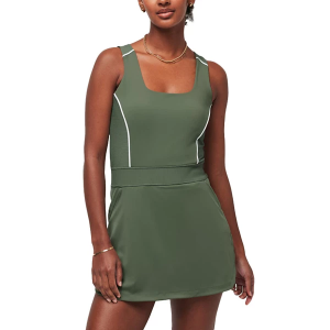 Women's TravisMathew Royal Treatment Dress Large Agave Green