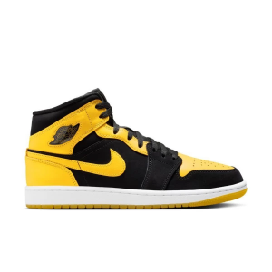 Men's Jordan Air 1 Mid SE Sneakers sneakers-athletic-shoes 10.5 Regular Black/Varsity Maize/White