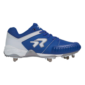 Women's RIP-IT Ringor Flite Pitching Metal Softball Cleats 9 Royal/White