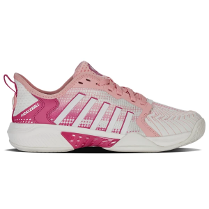 Women's K-Swiss Supreme Pickleball Shoes sneakers-athletic-shoes 7.5 Regular Cloud Dancer/Raspberry Sorbet