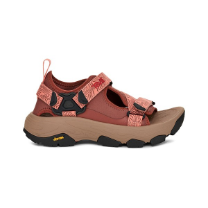 Women's Teva Grandview Max Hiking Sandals 8 Mahogany/Blooming Dahlia