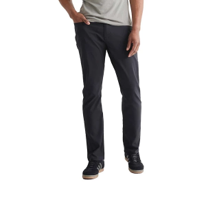 Men's DUER NuStretch Relaxed 5 Pocket Chino Pants 32 Black