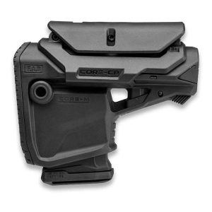 FAB Defense GL-CORE CP AR15/M4 Buttstock w/adjustable Cheek-Rest for Mil-Spec & Commercial Tubes