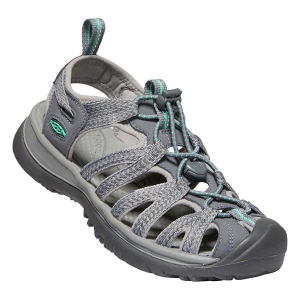 Women's KEEN Whisper Water Sandals 12 Medium Grey/Peacock Green