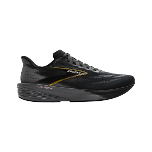Men's Brooks Launch 11 Running Shoes sneakers-athletic-shoes 11.5 Regular Black/Grey/Gold