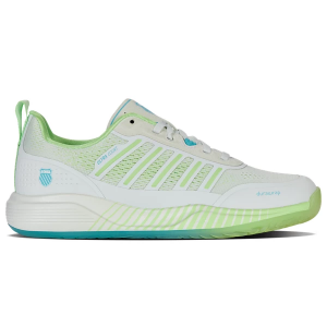 Women's K-Swiss Ultra Court Pickleball Shoes sneakers-athletic-shoes 9.5 Regular Bit of Blue Paradise/Green Capri